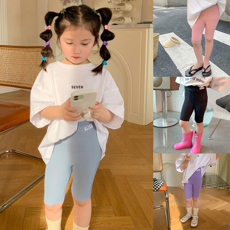 Quần Short Legging Lưng Thun Tập Yoga/Gym Dành Cho Gia Đình