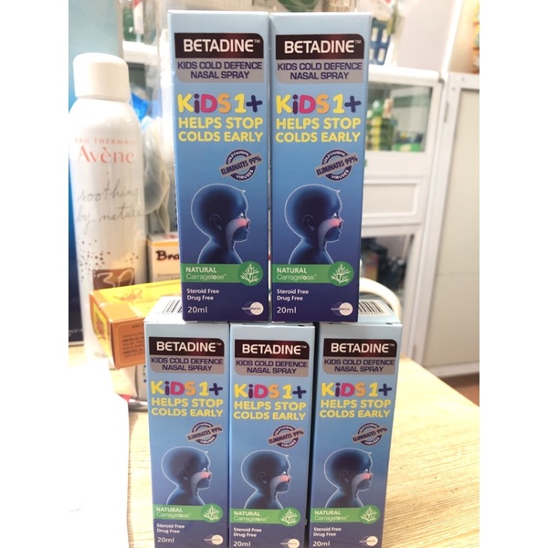 Xịt mũi Betadin kids Cold Defence 20ml