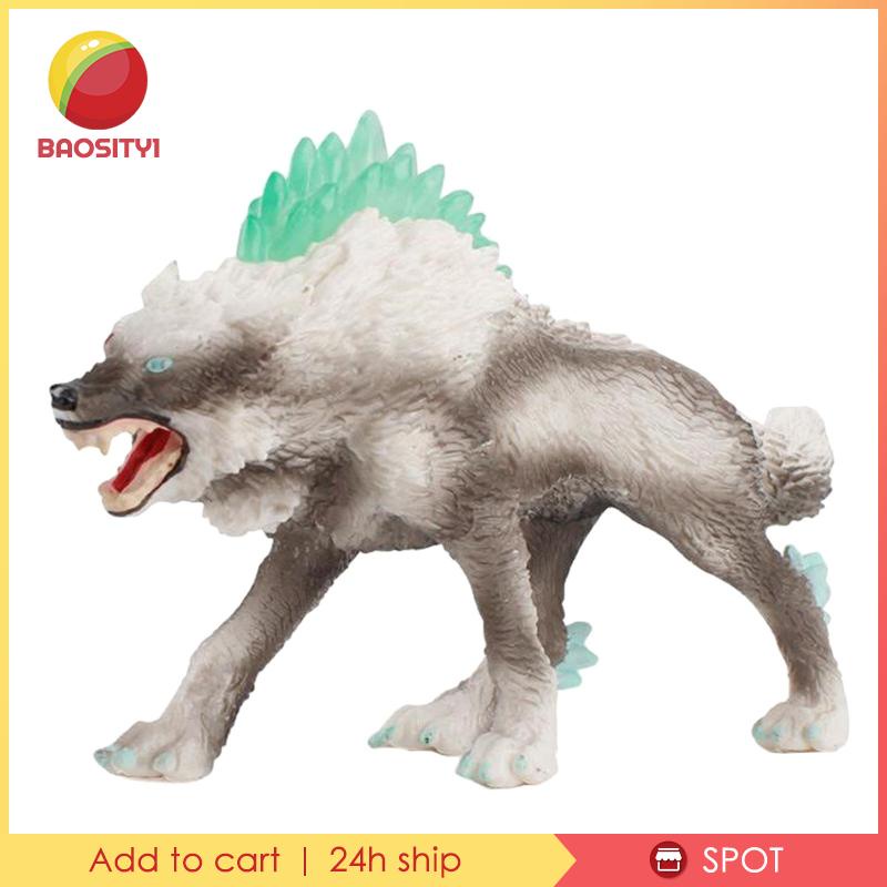 Mô Hình Sói Hoang Dã Trong Rừng Bằng Nhựa [Baosity1]