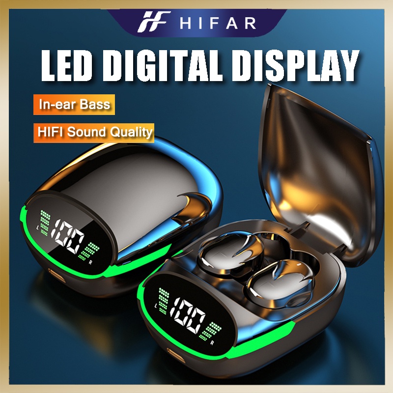 Tai Nghe Nhét Tai Bluetooth Không Dây TG06 5.1 Màn Hình LED Cảm Ứng Và Phụ Kiện