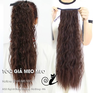 Tóc cột giả dập xù cá tính
