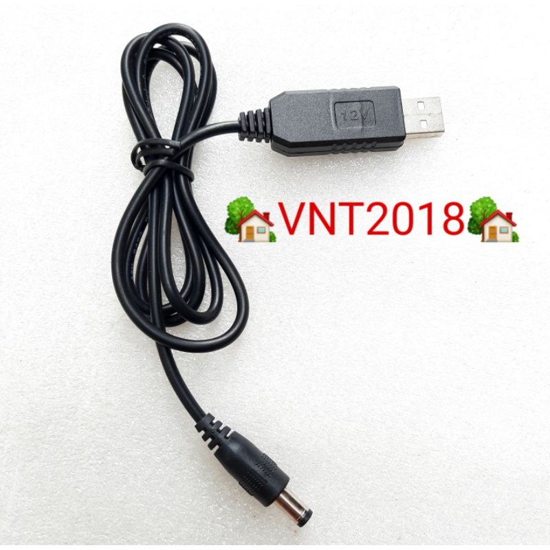 Dây chuyển đổi nguồn từ USB 5V sang 12V