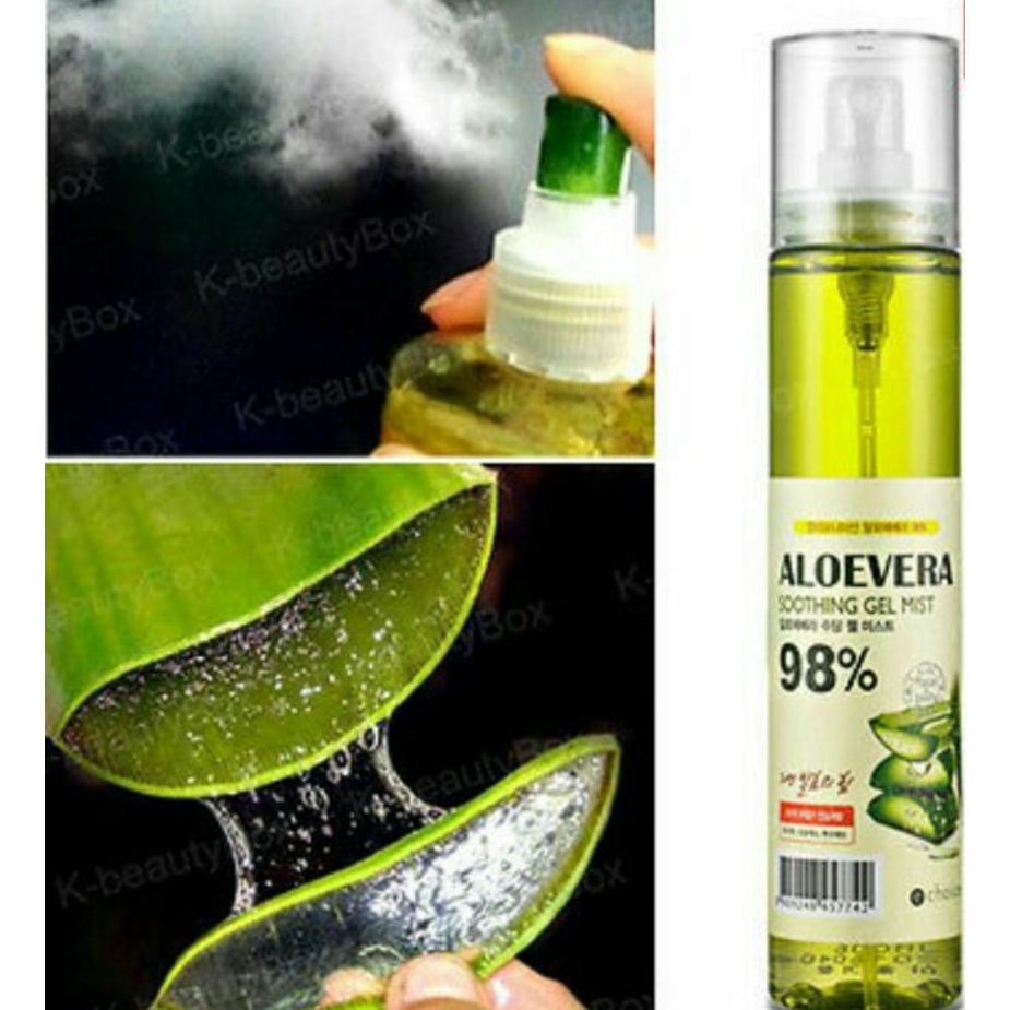 Xịt khoáng lô hội nha đam Aloe Vera Soothing Mist 98%