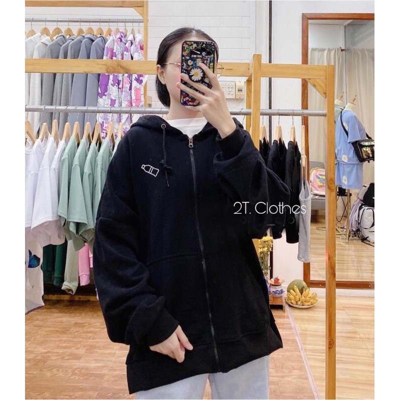 Áo Khoác Nỉ Lót Bông BOTTLE | BigBuy360 - bigbuy360.vn