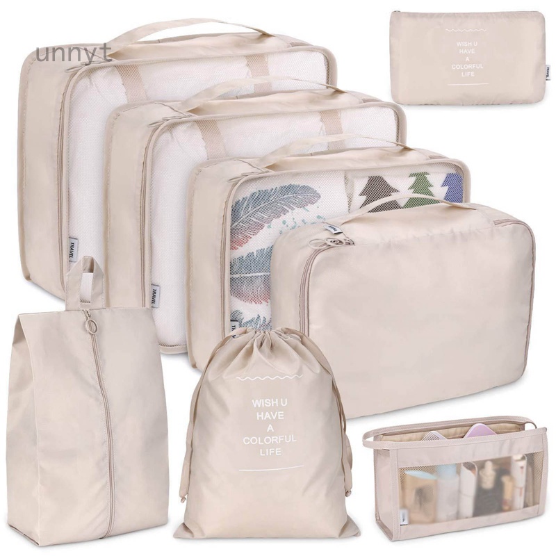 Set 8 Túi Đựng Đồ Du Lịch Tiện Lợi