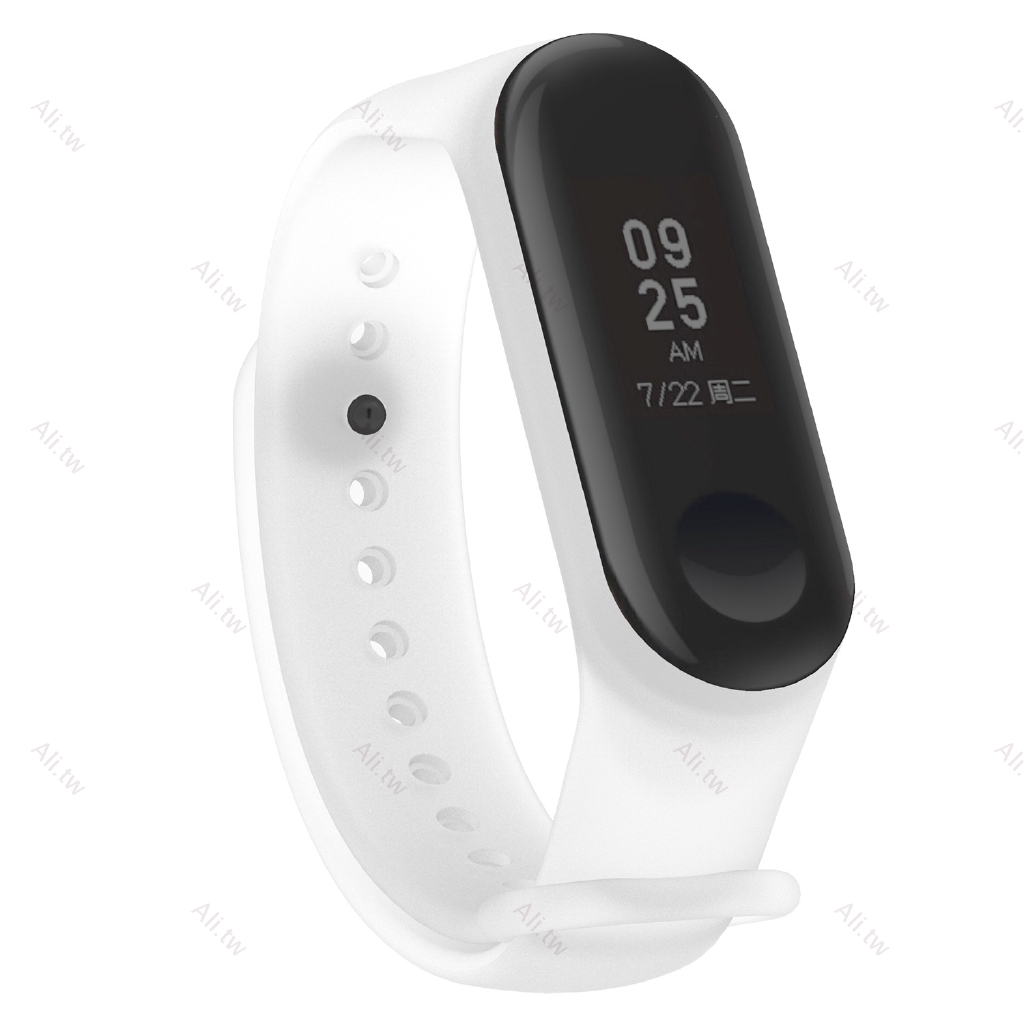 Dây Đeo Thay Thế Chất Liệu Nhựa Màu Trơn Cho Xiaomi Band 3 Xiaomi Band 3 4 Mi 3 Mi 4