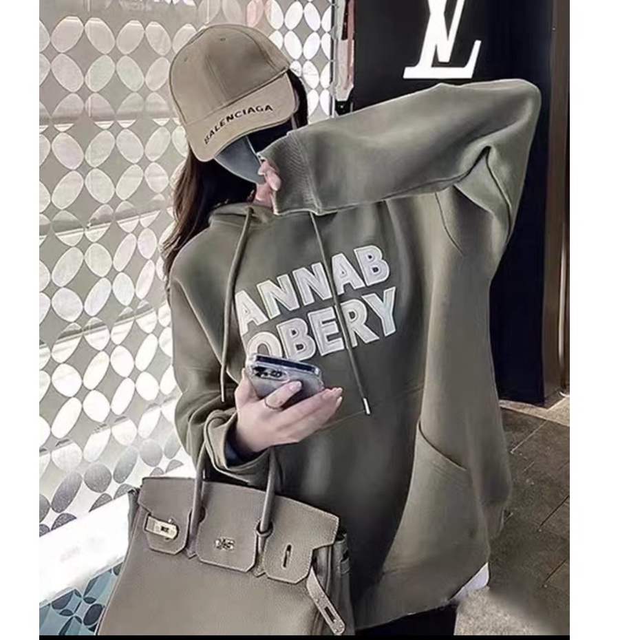 Áo Hoodie Annab Tay Chuông PEONYB Unisex [FREESHIP]  Nỉ form rộng thiết kế dài bồng mũ 2 lớp kiểu vintage hàn quốc