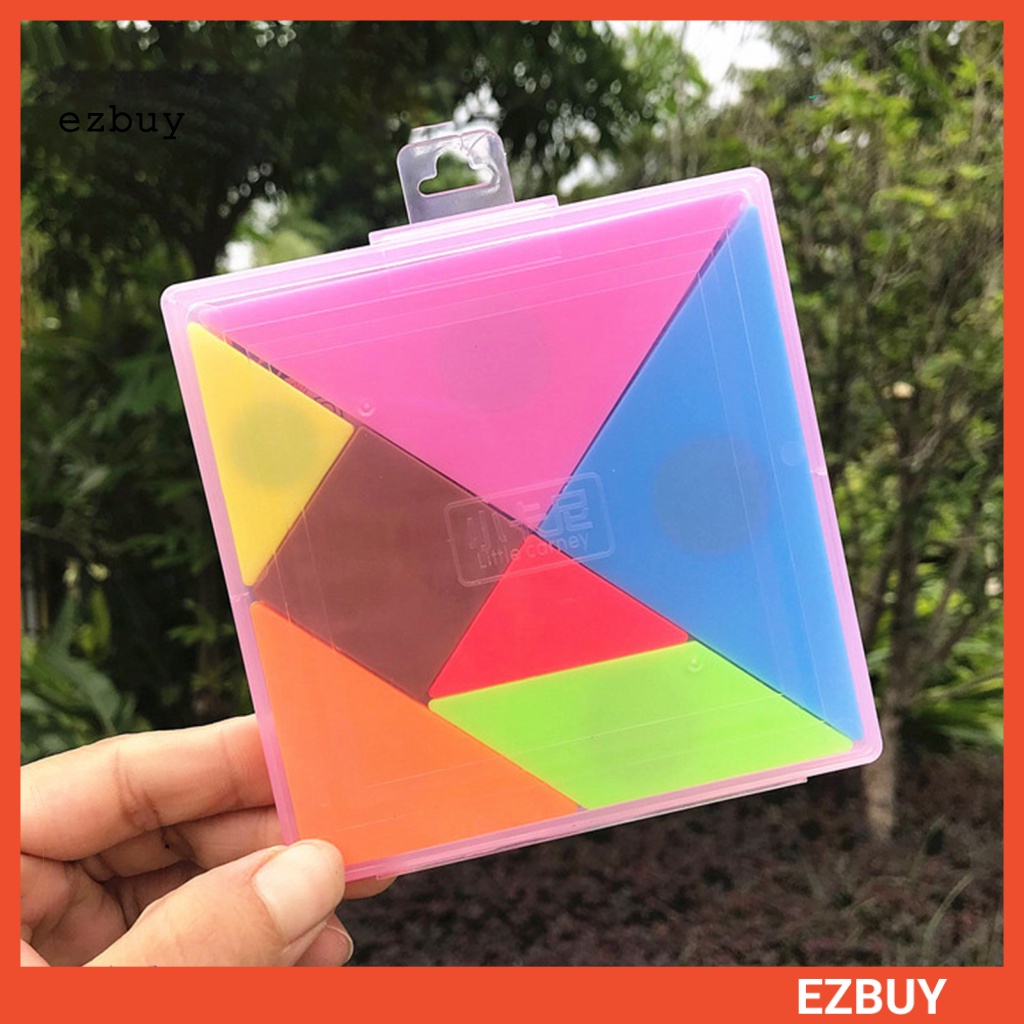 Bộ Đồ Chơi Xếp Hình Tangram Từ Tính Rèn Luyện Trí Thông Minh Cho Bé Mẫu Giáo