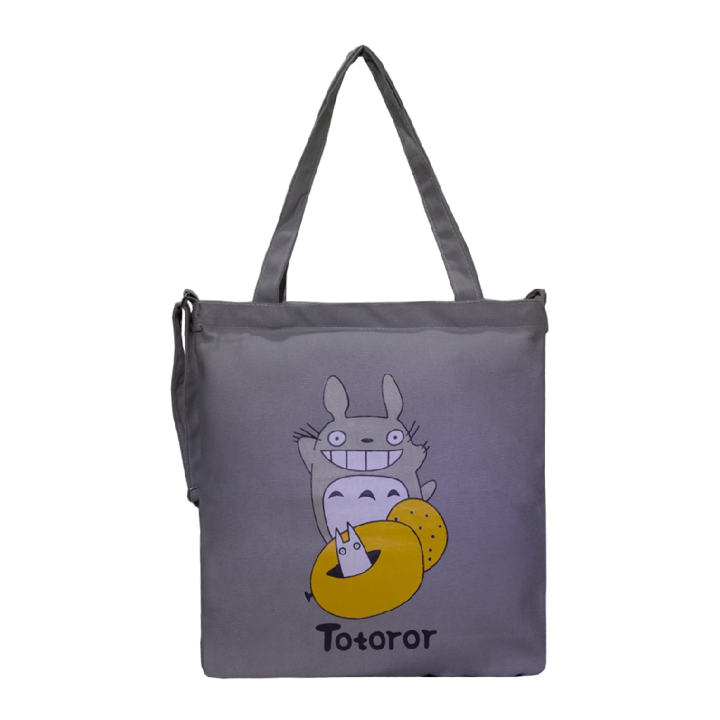 [Mã WABRBAGS giảm 20K đơn 99K] Túi Vải Tote Đeo Chéo Totoror Bánh Xanh Dương XinhStore