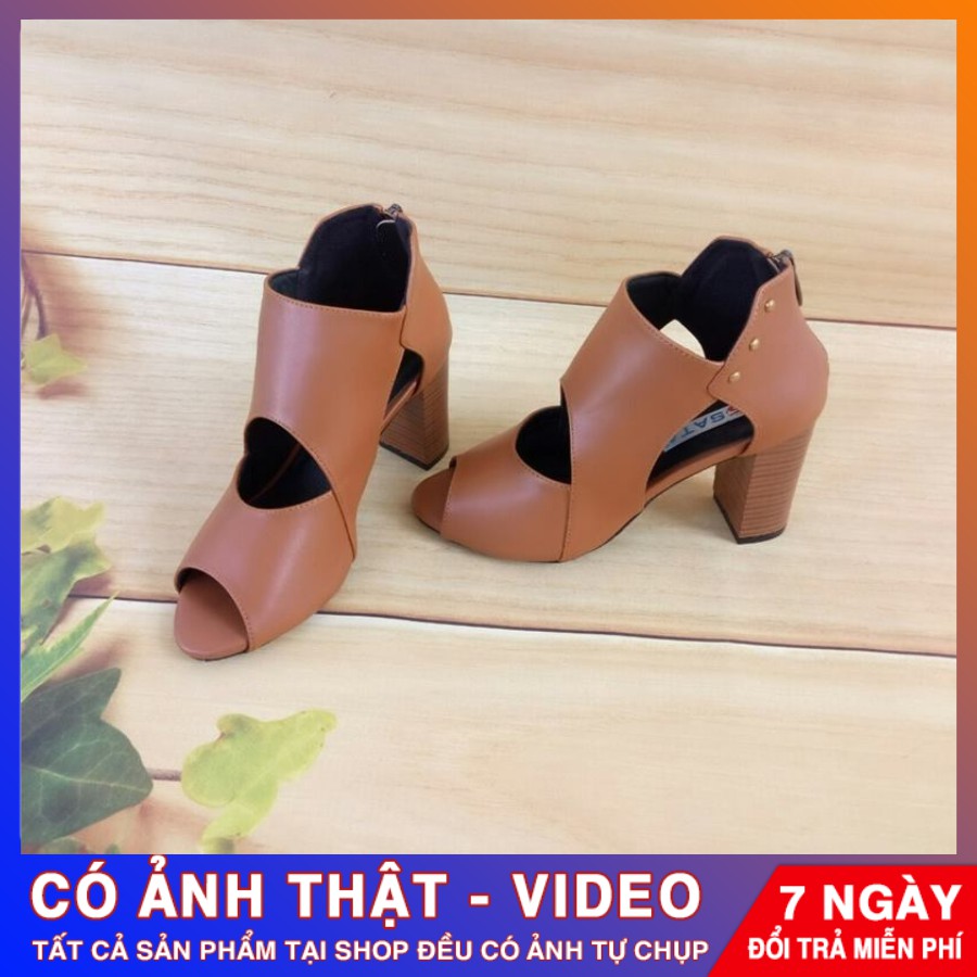 [ẢNH THẬT - FREE SHIP] Giày boot phá cách ROSATA RO114 7p - HÀNG VIỆT NAM - BKSTORE