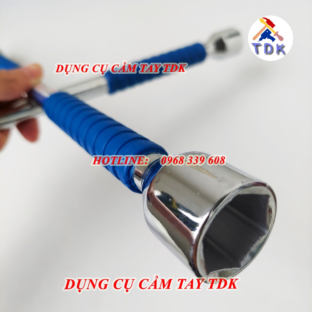 Tuýp chữ thập mở bánh xe C-Mart F0010B-400 17x19x21x23mm dài 400mm