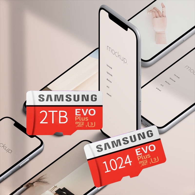 Thẻ Nhớ Tốc Độ Cao Cho Samsung 1TB Tf Cs 64gb, 256gb, 16gb, 32gb, 128gb, 256gb / Micro SDXC C10 U3 SD