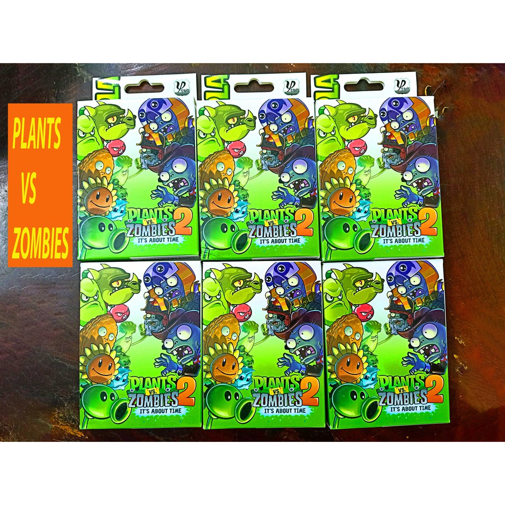 Bộ bài Tây Plants VS Zombies , bộ Tú người cây và quái vật 54 lá in hình anime manga dễ thương siêu độc đáo