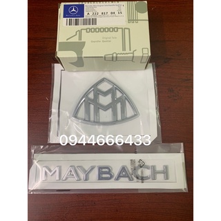 Set logo cốp và chữ Maybach , combo biểu tượng sau và chữ maybach