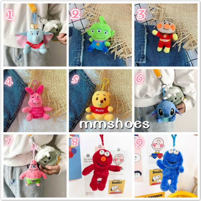 Móc khóa búp bê nhồi bông dễ thương tiện dụng