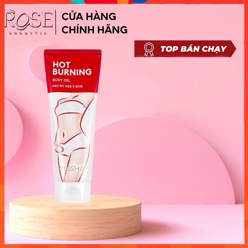 Kem Tan Mỡ Bụng Đùi Missha ⚡⚡ Hot Burning Perfect Body Gel Hàn Quốc - Gel Giảm Rạn, Nứt Da Sau Sinh 200Ml