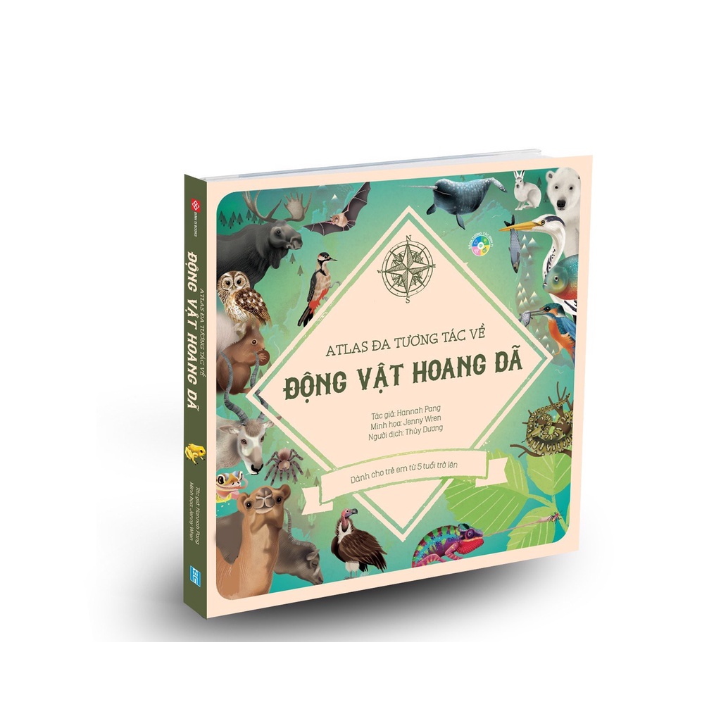 Sách - Atlas đa tương tác về động vật hoang dã (Wilderness: An interactive atlas of animals)