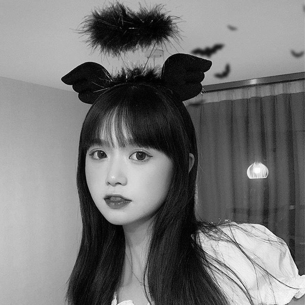 Băng Đô Cài Tóc Bằng Vải Bông Chống Trượt Có Đèn Dành Cho Nữ