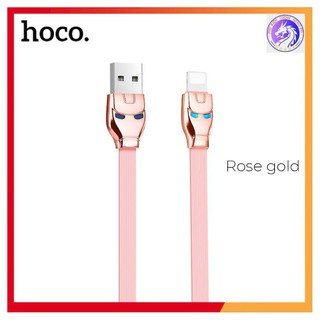 Cáp sạc nhanh có báo đèn hoco U14 LIGHTNING 1,2M