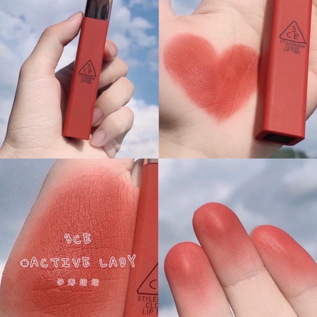 SON 3CE CLOUD LIP TINT MÀU HỒNG CAM ĐẤT