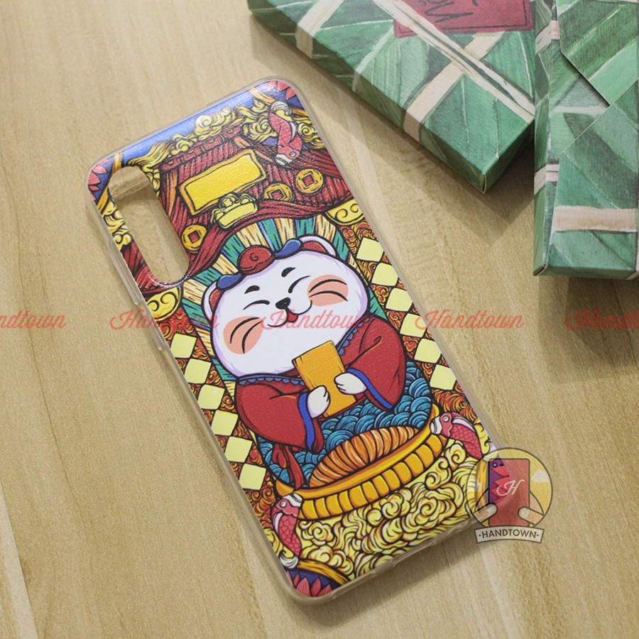 Ốp lưng Realme 5 / Realme 5 Pro / Realme Q dẻo đen in hình Tết Canh Tý 2020 Phần B