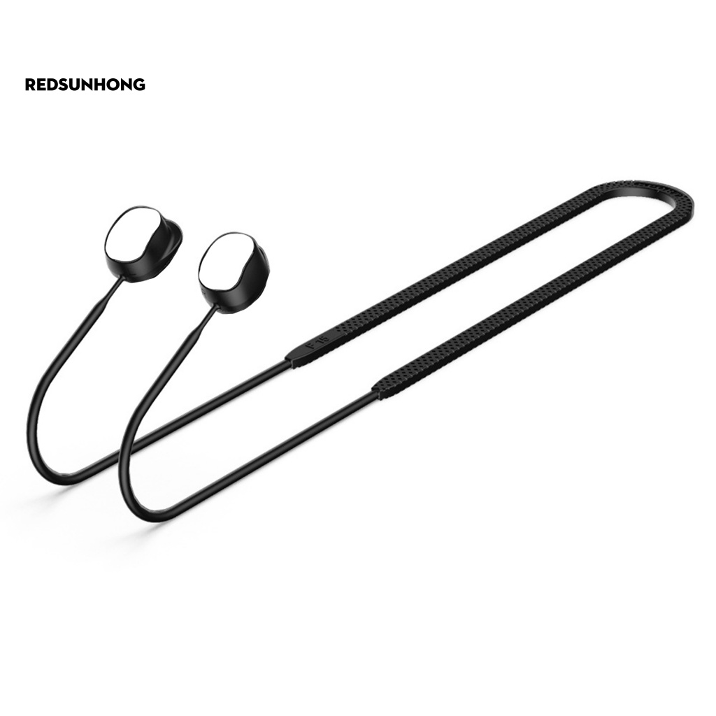 Tai Nghe Không Dây Đeo Cổ Màu Trơn Chống Mài Mòn