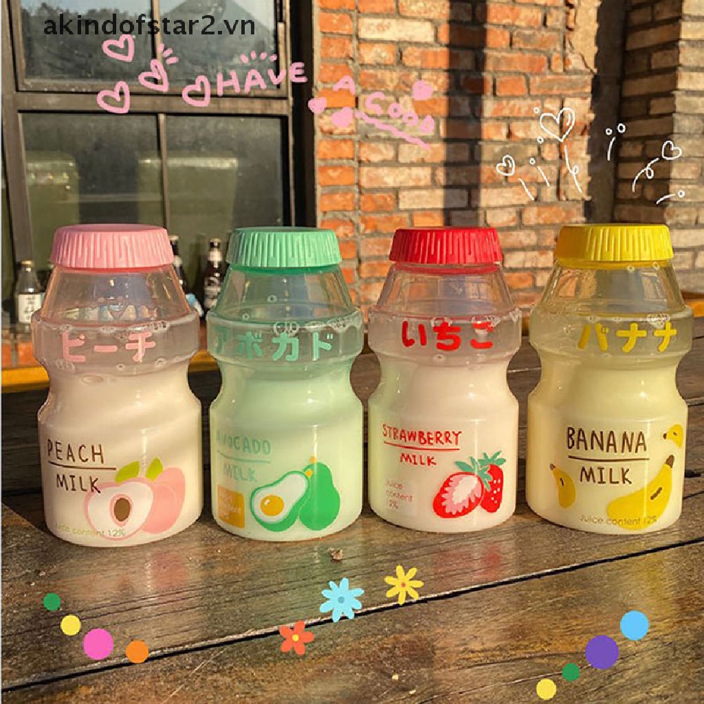 Bình Nước Nhựa Hình Chai Nước Dễ Thương Dung Tích 480ml