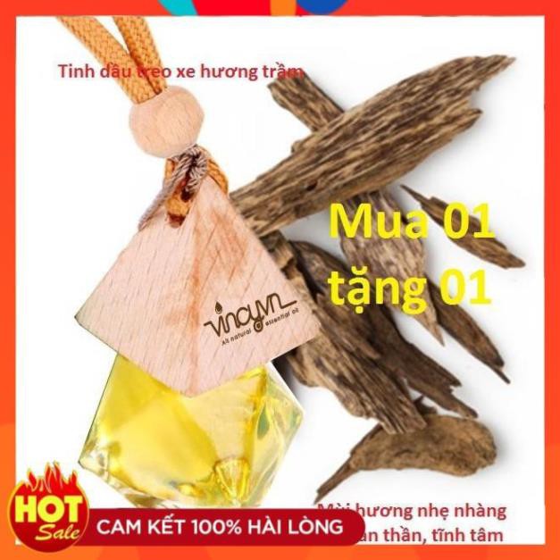 Mua tinh dầu treo xe hương Trầm tặng 01 lọ cùng loại