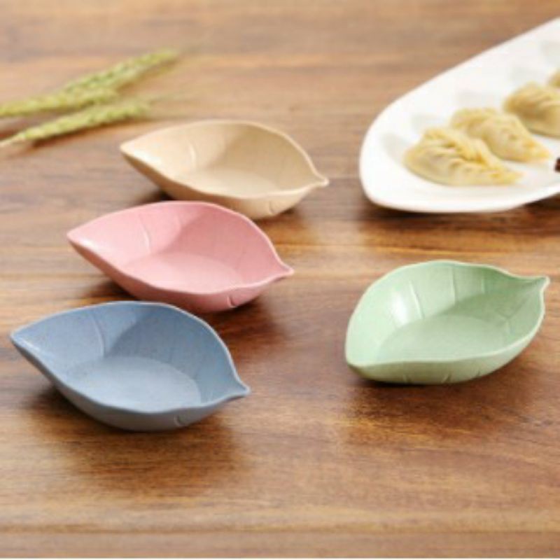 Đĩa Mini Đựng Gia Vị Hình Chiếc Lá Xinh Xắn | Đĩa Nhựa Cao Cấp Đựng Gia Vị Ăn Toàn Cho Sức Khỏe