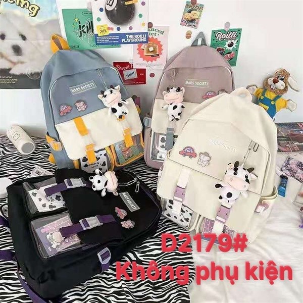 balo nữ 🍀FREESHIP🍀 balo đi học nam nữ cực chất vải đẹp TẶNG KÈM STICKER HÌNH THẬT SHOP CHỤP - Hàng Quảng Châu Cao Cấp