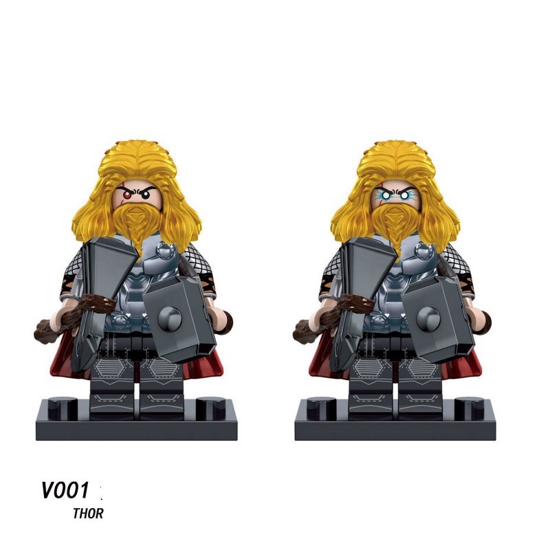 mini lego nhân vật thor avengers V001