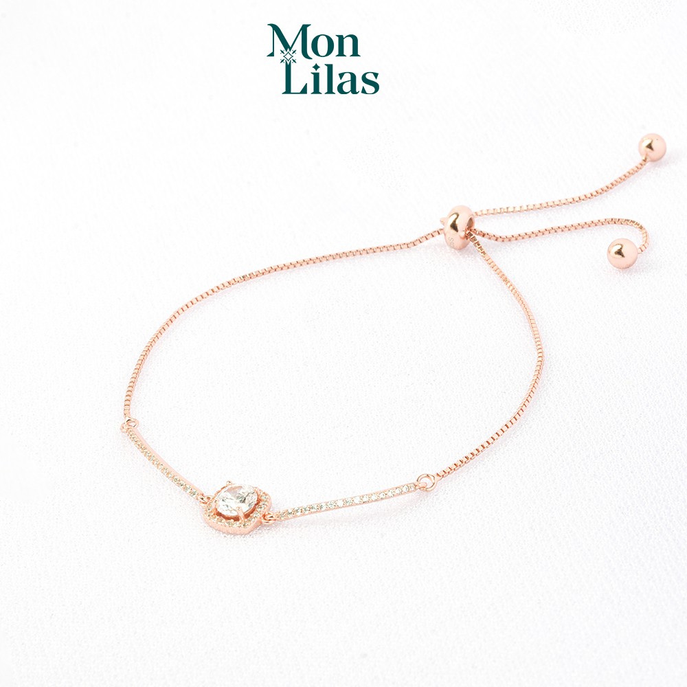 Lắc Tay Bạc MonLilas Đính Đá Limie V112118/9