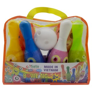 Đồ chơi BOWLING MONSTER (Mẫu 3) 12 chi tiết/bộ
