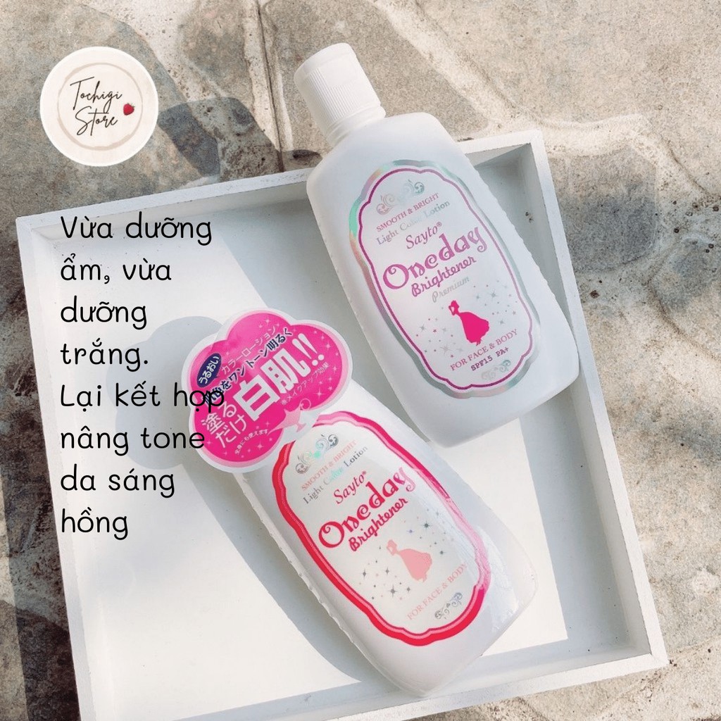 Kem nâng tone da toàn thân Oneday Brightener Lotion Nhật Bản