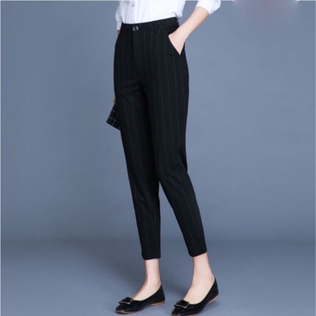 QUẦN BAGGY 1LY KẺ TRƠN THANH LỊCH