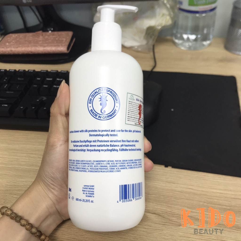 Sữa tắm nước hoa cá ngựa ALGEMARIN Cá Ngựa Exclusive Perfume  - hàng Đức