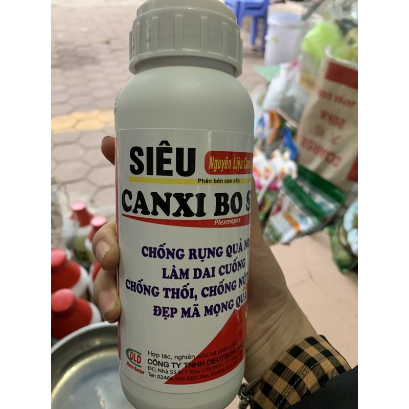 Phân bón lá Siêu BO - CANXI - Chống rụng bông