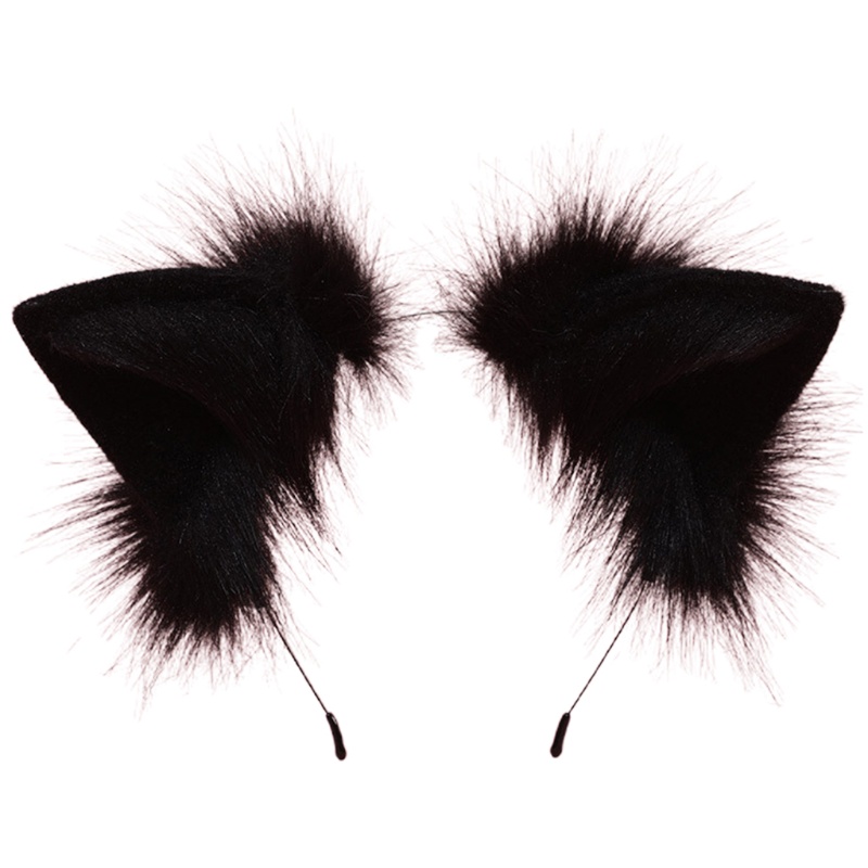 Băng Đô Tai Mèo Nhồi Bông Phong Cách Lolita Đáng Yêu Dành Cho Bé Gái