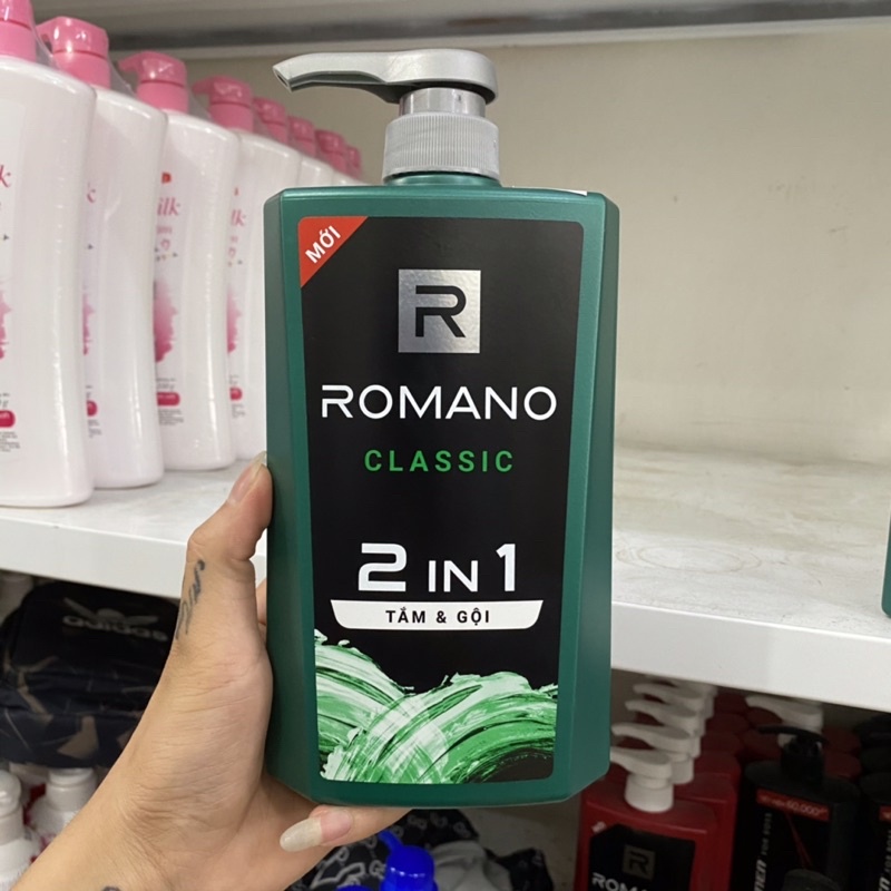 Tắm &amp; gội ROMANO CLASSIC 2 IN 1 650g