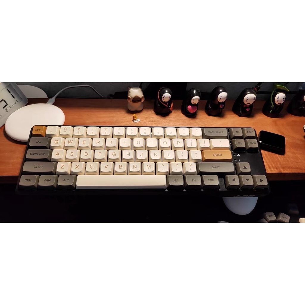 Keycap bàn phím màu chocolate siêu chất Dry Martini XDA cao độ PBT 125 phím