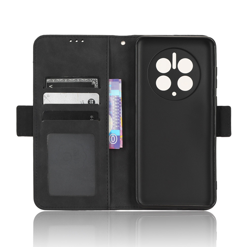 Bao Da pu Điện Thoại Nắp Lật Kiêm Ví Đựng Thẻ Khóa Bấm Nam Châm Nhiều Ngăn Có Thể Làm Giá Đỡ huawei mate 50 pro mate50