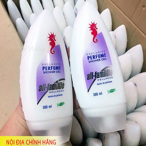 Sữa tắm trắng Cá Ngựa Algemarin Perfume 300ml