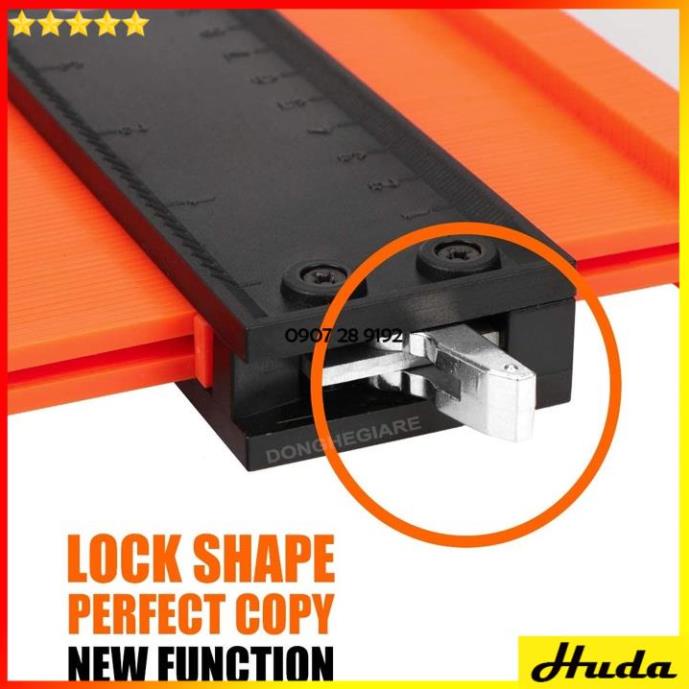 THƯỚC SAO CHÉP HÌNH DẠNG ĐA NĂNG ❤️CÓ KHÓA❤️ THƯỚC ĐO CẮT GẠCH LÁT NỀN DỤNG CỤ THI CÔNG GIẤY DÁN TƯỜNG THẢM LÓT SÀN