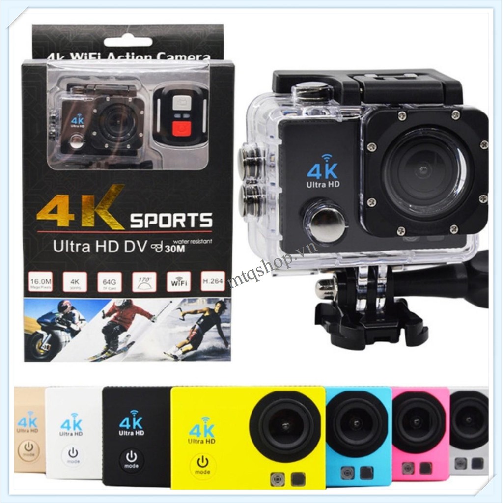 Camera hành trình 4K Ultra chống nước kèm thẻ nhớ chính hãng