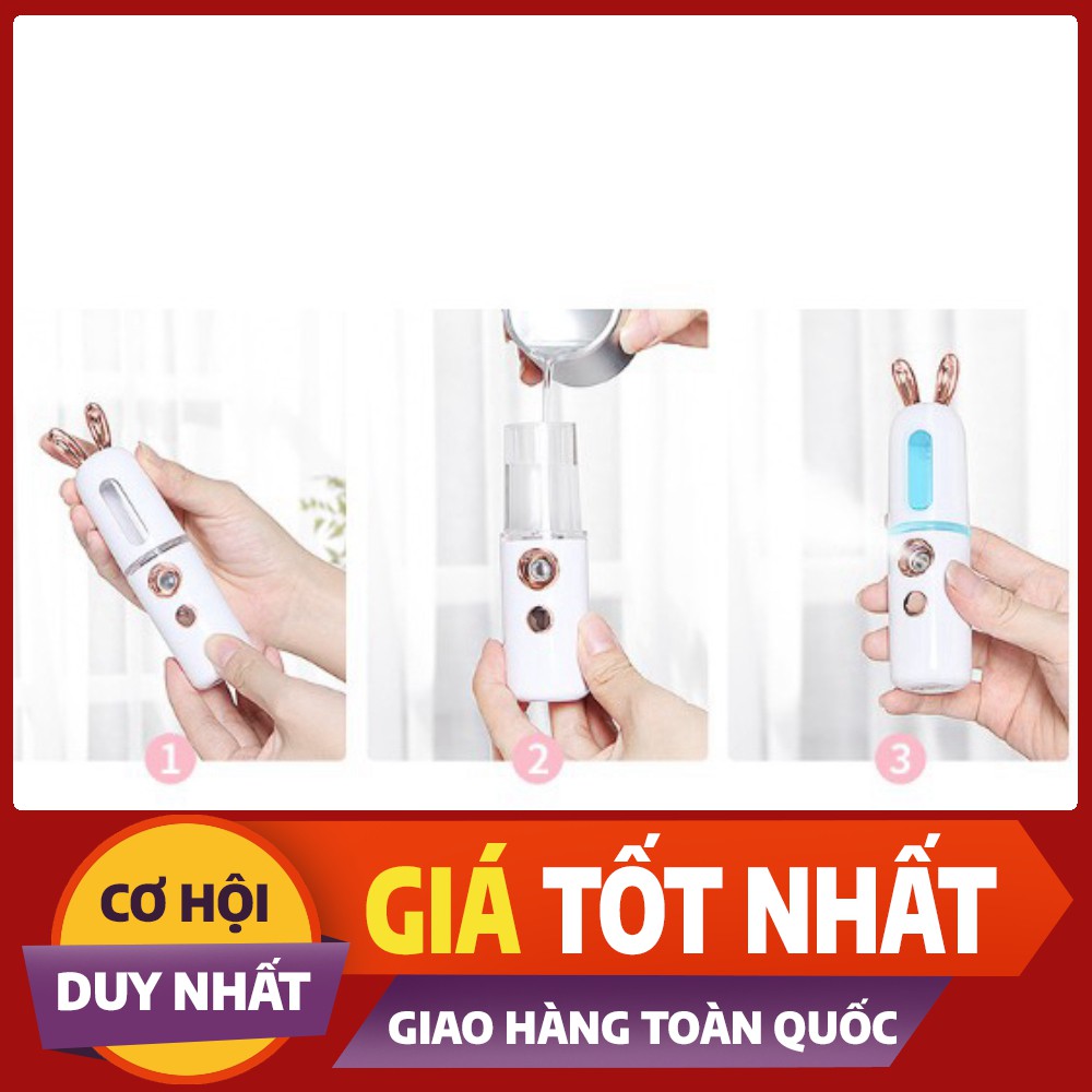 [XẢ KHO_FREESHIP] Máy Xông Mặt Mini (Máy Phun Sương Cầm Tay) Công Nghệ Nano