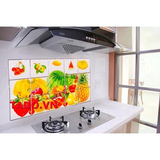 [ mua ngay ] Miếng dán tường phòng nhà bếp cách nhiệt đẹp như tranh GD824 (lấy ngẫu nhiên)