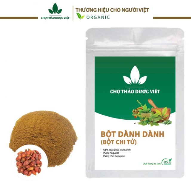 100g Bột Dành Dành (Hạt Dành Dành Tạo Màu Vàng, Chi Tử, Bột Tạo Màu)