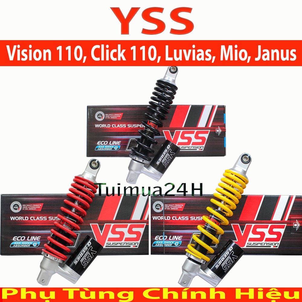 Phuộc YSS xe Vario, Vision 110, Click 110, Luvias, Mio, Janus 125/150 G-Series Thái Lan