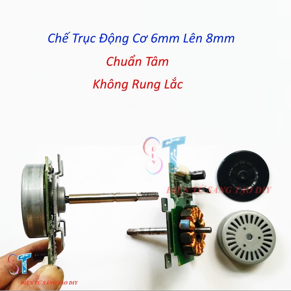 Khớp Nối Trục Chế Quạt 100x8mm Lỗ Trục 6mm Cho Động Cơ Không Chổi Than, BLDC