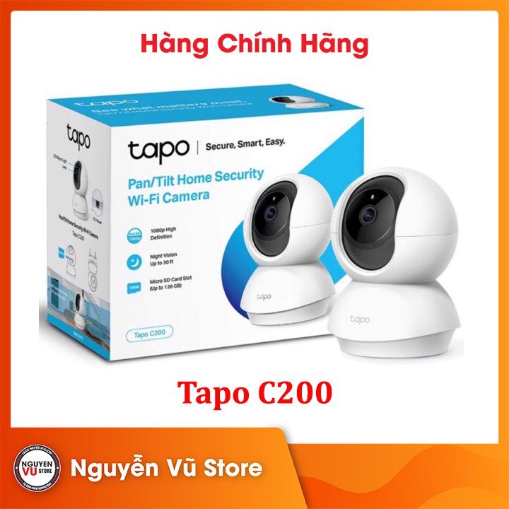 Camera IP wifi TP-Link full HD 1080P Tapo C200 - Hàng Chính Hãng